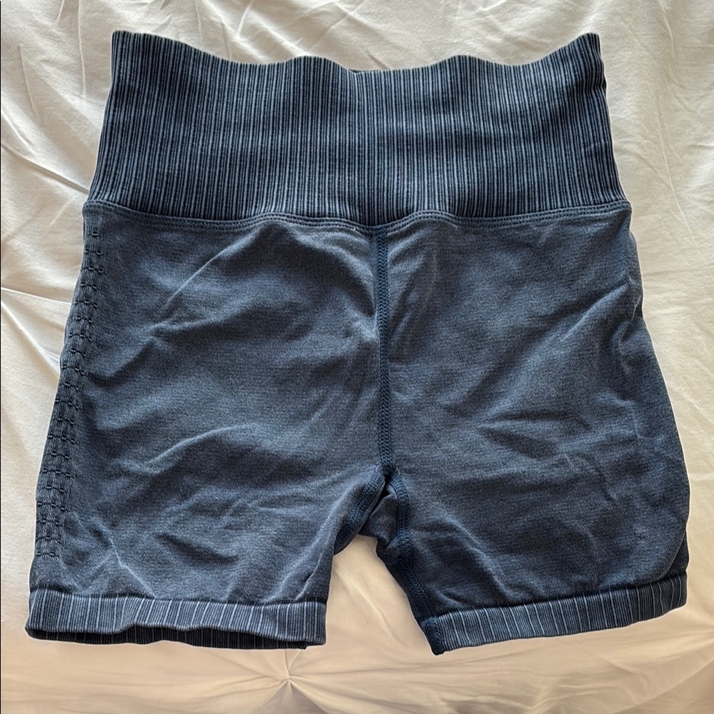 Women's High-Waisted Gray Shorts